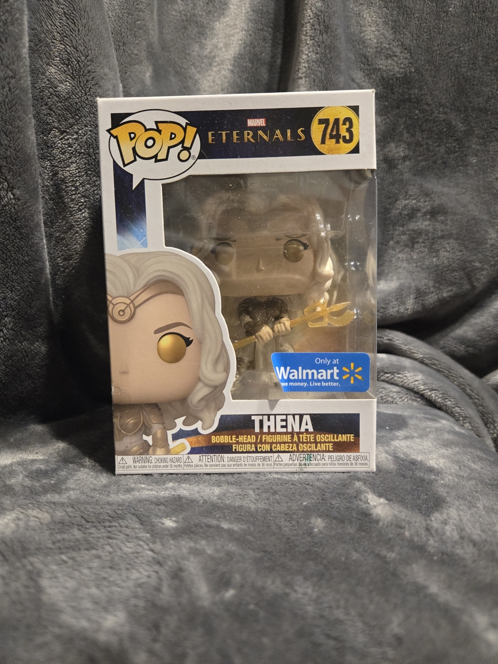 Funko Eternals Thena #743 Collectible Figure - White & Gold